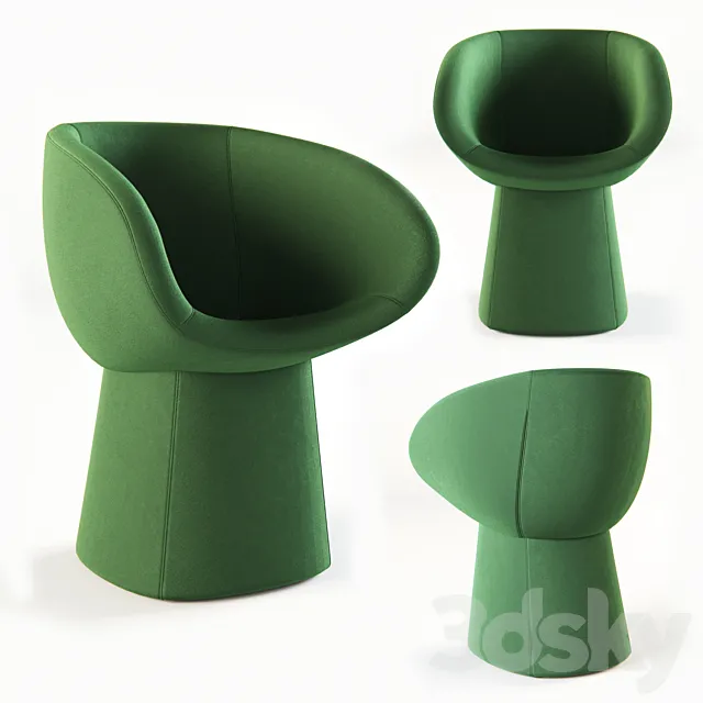 Moroso Armada small armchair 3D Model