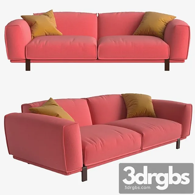 Moroso Bold Sofa 245x107x70 2 3D Model Free