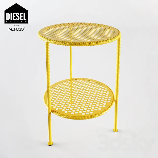 Moroso Diesel Collection Work is over side table 3D Model