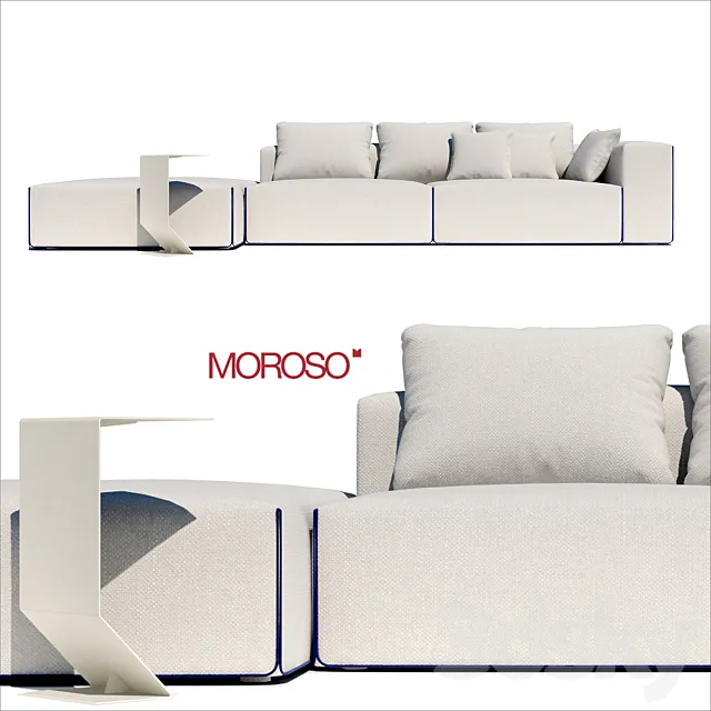 Moroso Field sofa 3D Model