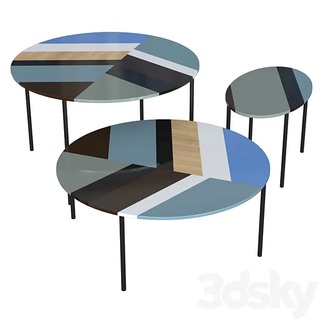 Moroso fishbone lowtables 3DModel