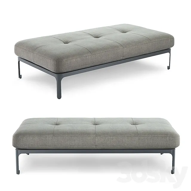 Moroso modernista bench 160 3D Model