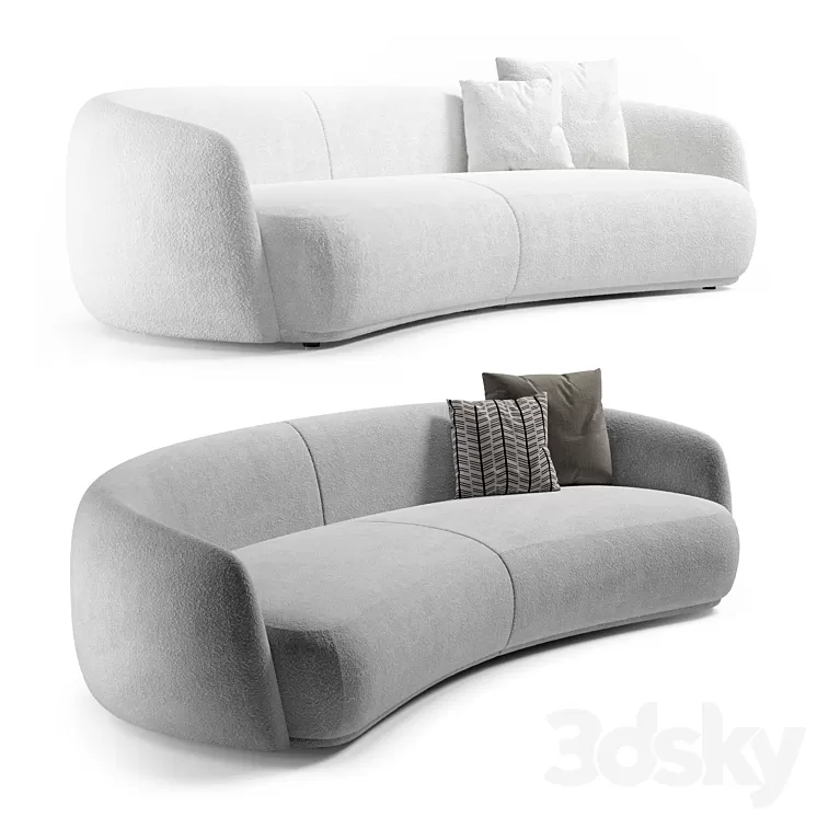 Moroso pacific sofa 3D Model