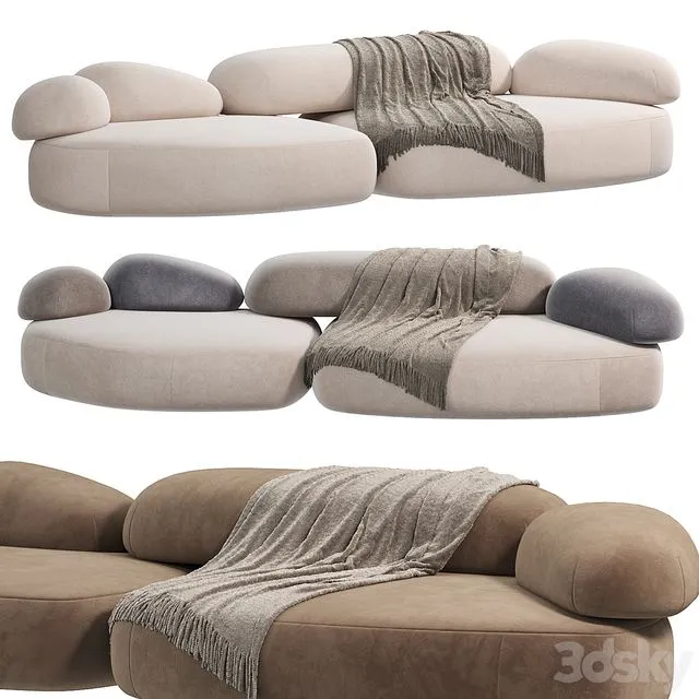 Moroso Pebble Rubble Sofa Free Download