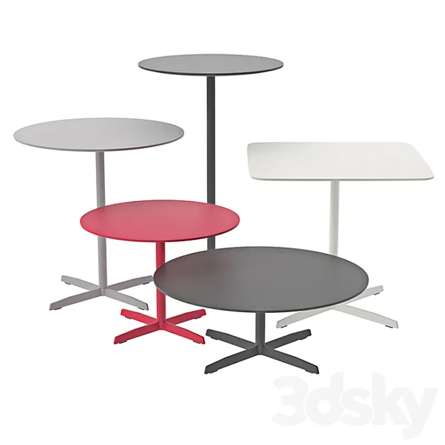 Moroso - Roger Tables 3D Model
