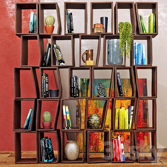 Moroso -Terreria bookcase 3D Model