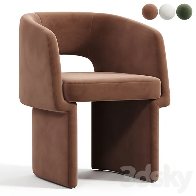 Morrell Dining Chair 3D Model