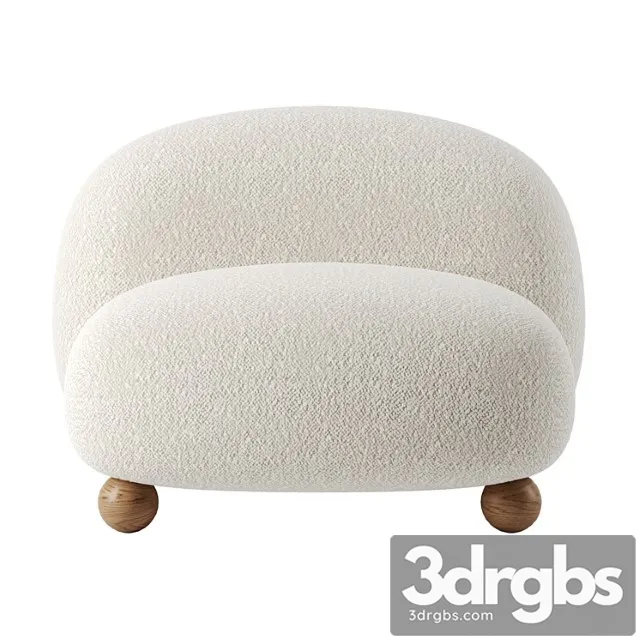 Morro Lounge Chair By Kelly Wearstler 3D Model Free