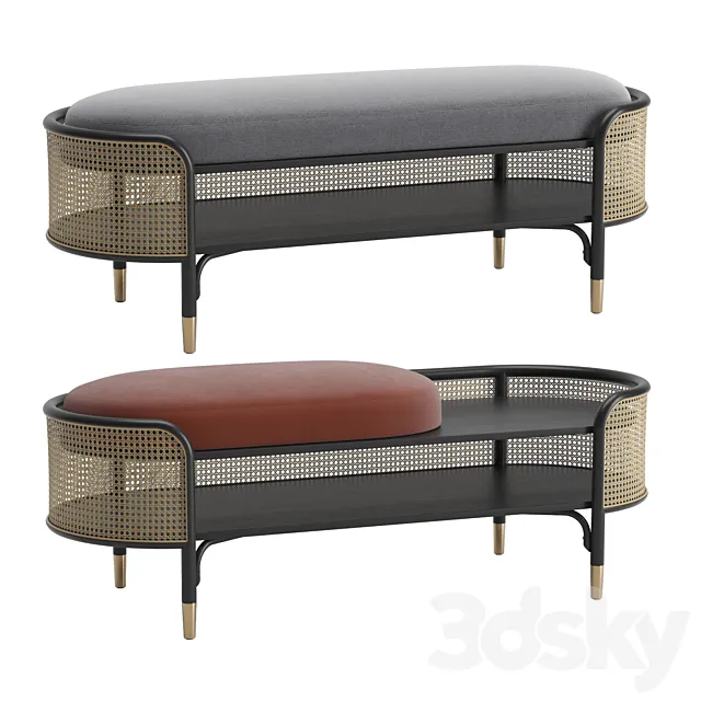 MOS Bench By Wiener GTV Design 3D Model