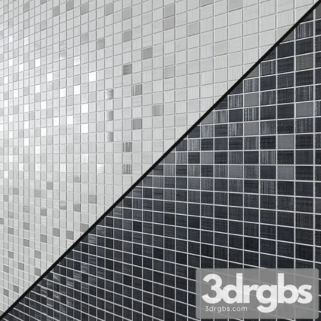Mosaic atlas concorde brilliant mosaic 6 options 3D Model Free