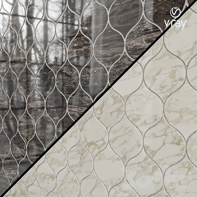 Mosaic Ceramic tile ATLAS CONCORDE MARVEL EDGE Drop Mosaic Free Download