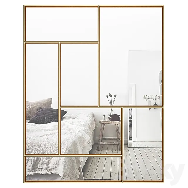 Mosaic Mirror 373-322 3D Model