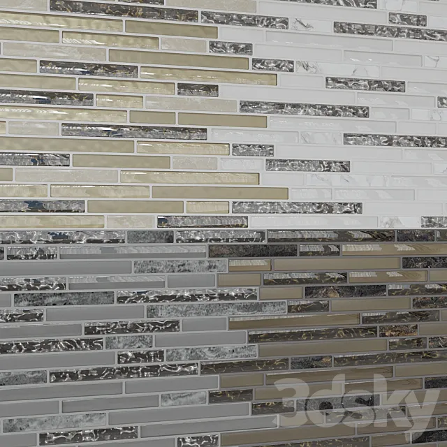 Mosaic PORCELANOSA L'antic Colonial Eternity 3D Model