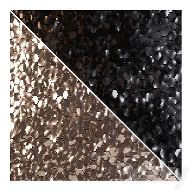 Mosaic Porcelanosa L'antic Colonial Series Web 3D Model