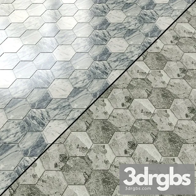 Mosaic Tiles Italon Charm Extra 6 Types 3D Model Free