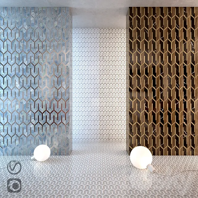 Mosaique Surface Metropole Chicago 3DModel