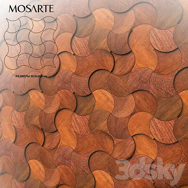 Mosarte PAMPULHA P LEGNO 3D Model