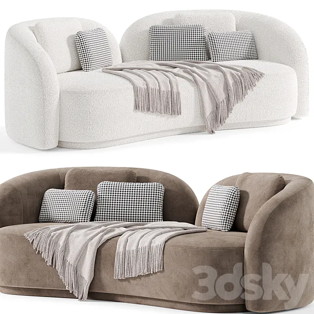 Moshi Canape Sofa by Bruno Moinard Editions 3D Model