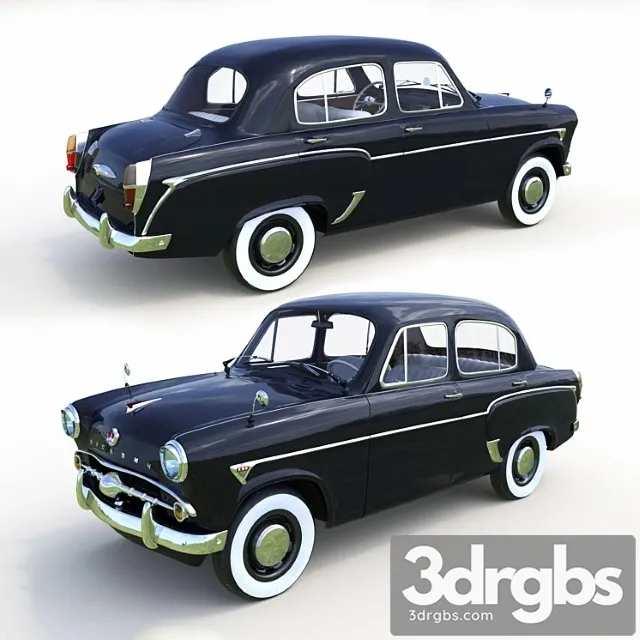 Moskvich 402 3D Model Free