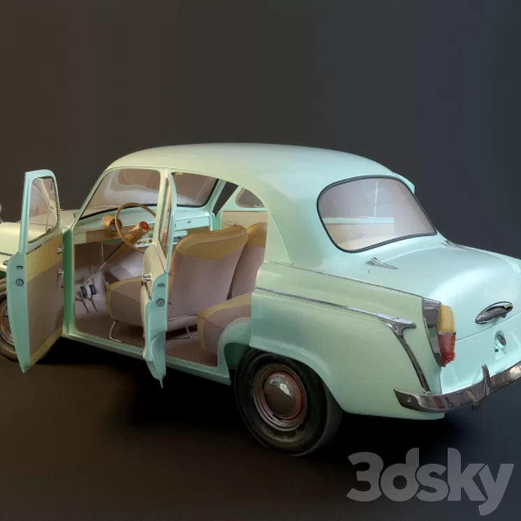 Moskvich 407 3D Model