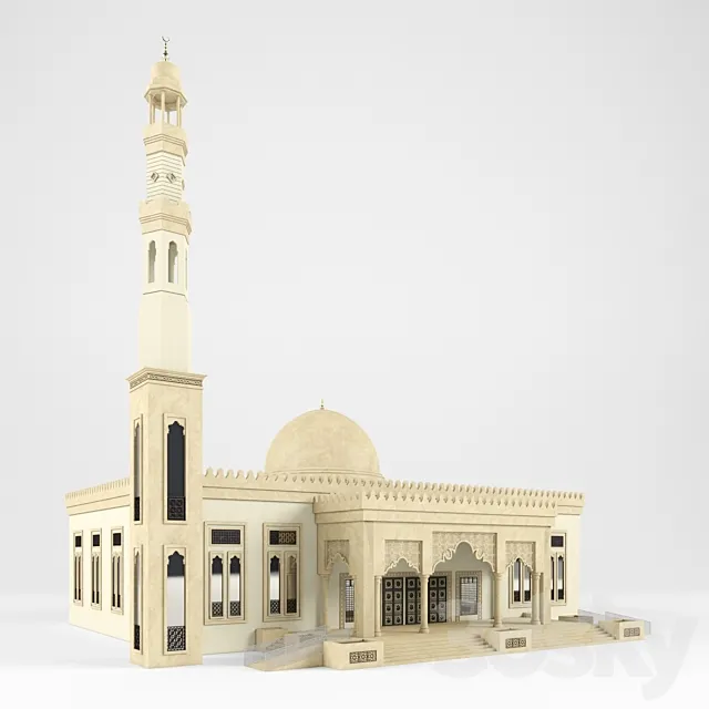 Mosque (jame) 3D Model