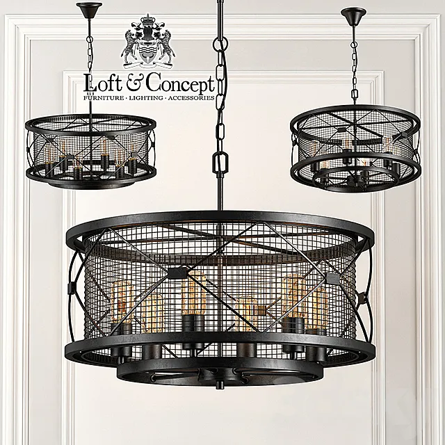 Mosquitoes Caster Chandelier Chandelier 3D Model