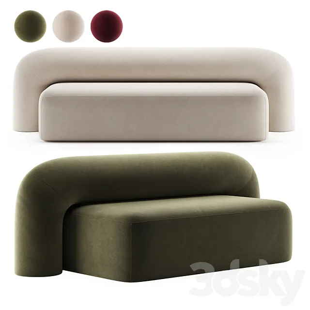 MOSS | Sofa by artu 3DModel