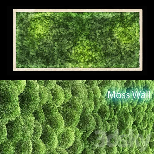 moss wall 3D Model