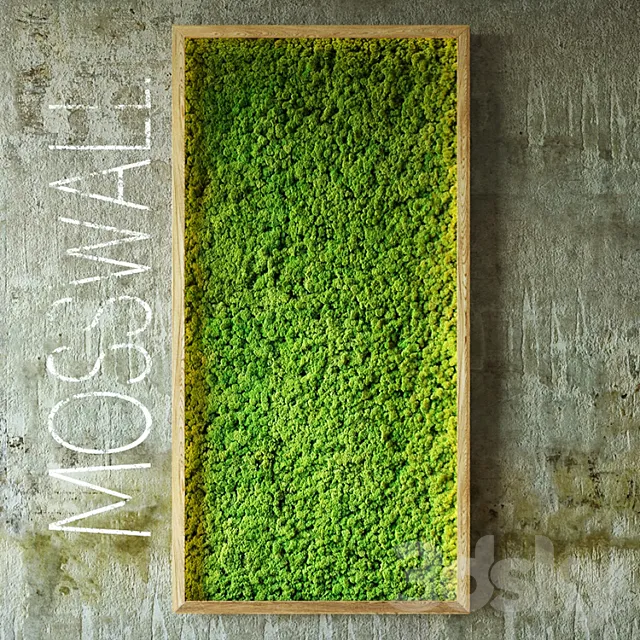 Moss wall 3D Model