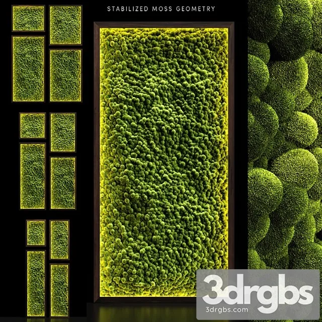 Moss Walls 22 3D Model Free