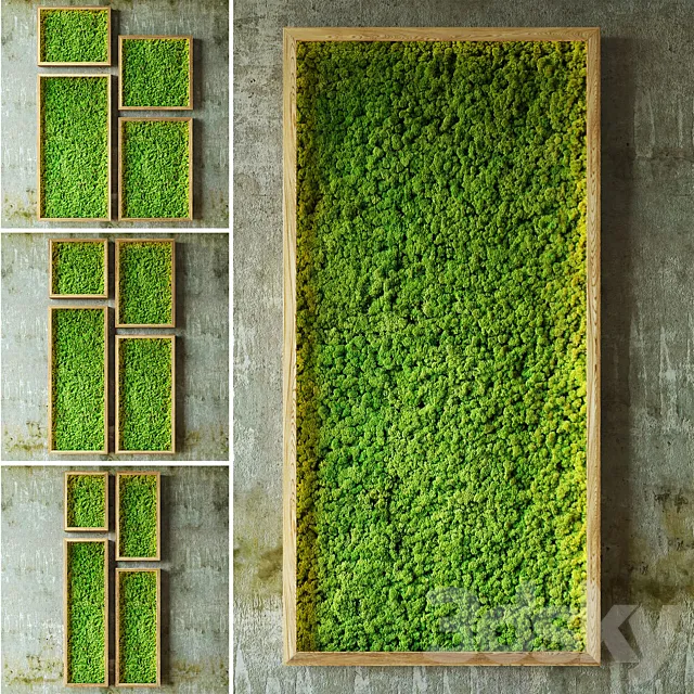 Moss walls 3DModel