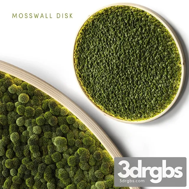 Mosswall Disk 2 3D Model Free