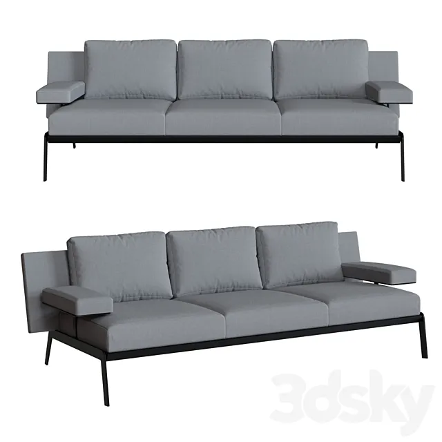 Most Triple Sofa _ B & T design 3D Model