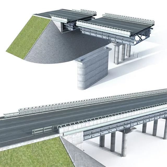 Motor-road bridge Free Download
