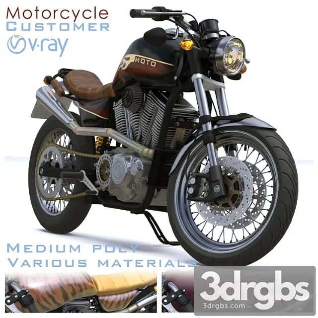 Motorcycle 3D Model Free