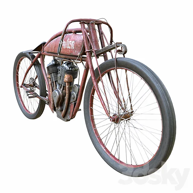Motorcycle Indian 3D Model