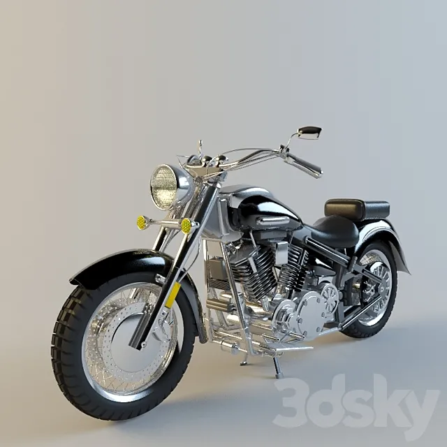 motorcycle yamaha 3DModel