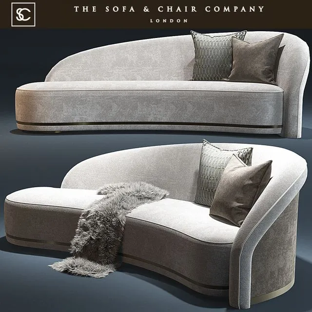 Mouna_Daybed_The sofa and chair company 3D Model