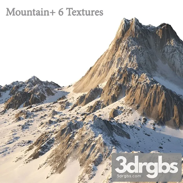 Mountain 6 Textures 3D Model Download