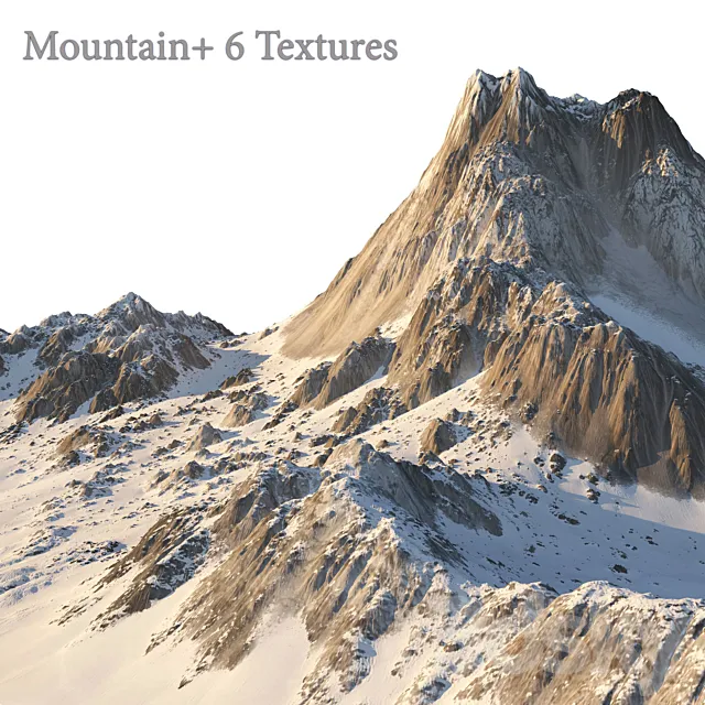Mountain (6 Textures) 3D Model