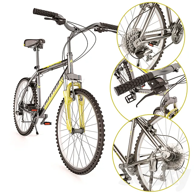 Mountain Bike Author Trophy 3DModel