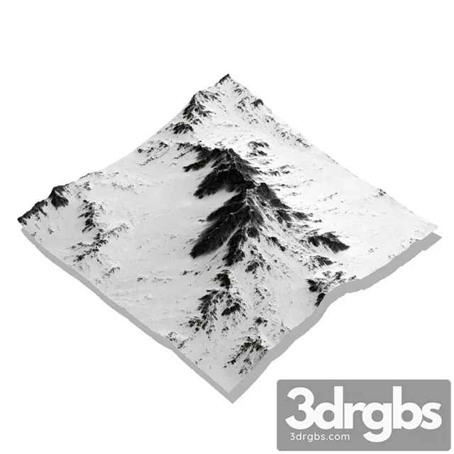 Mountain Landscape 3D Model Download