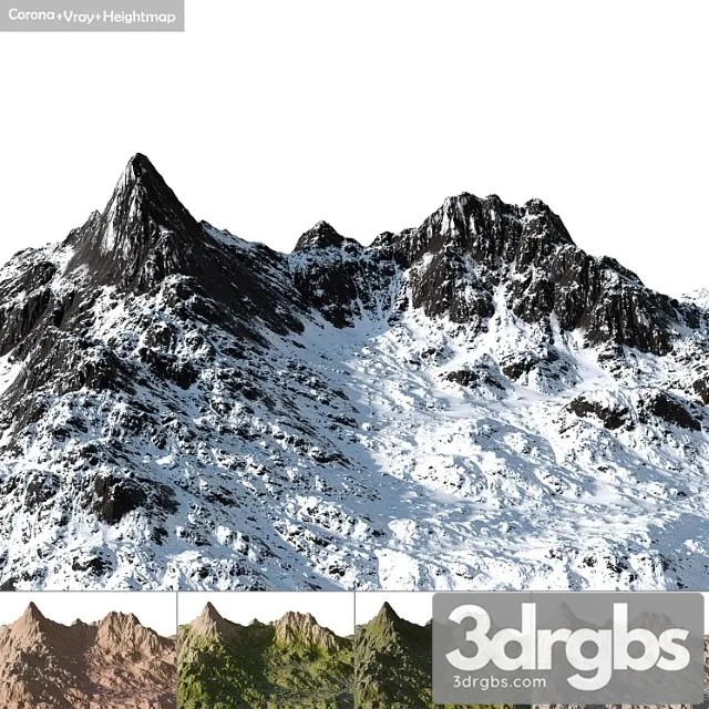Mountain Vol 2 3D Model Free