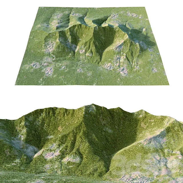mountains 3D Model