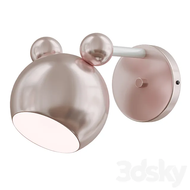 Mouse wall light 3D Model