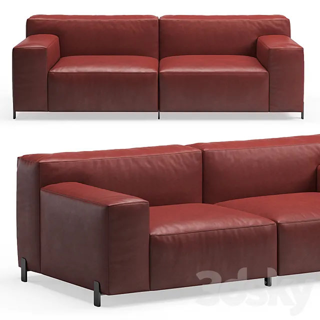 Mousse Sofa Sancal by Rafa García 3D Model