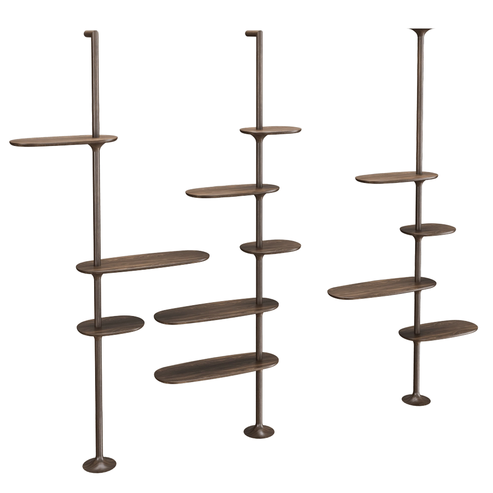 Mozea - Bookshelf Flow 3D Model