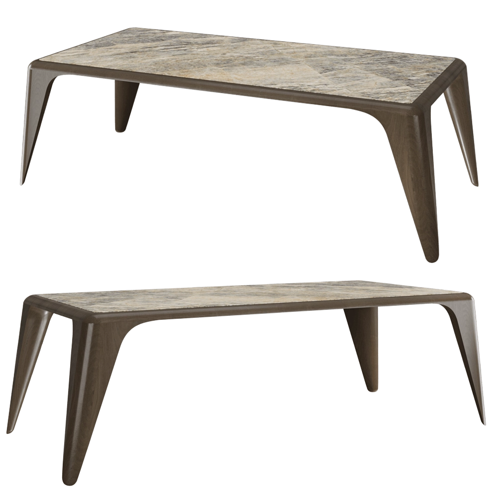 Mozea - Dining table Boomerang 3D Model