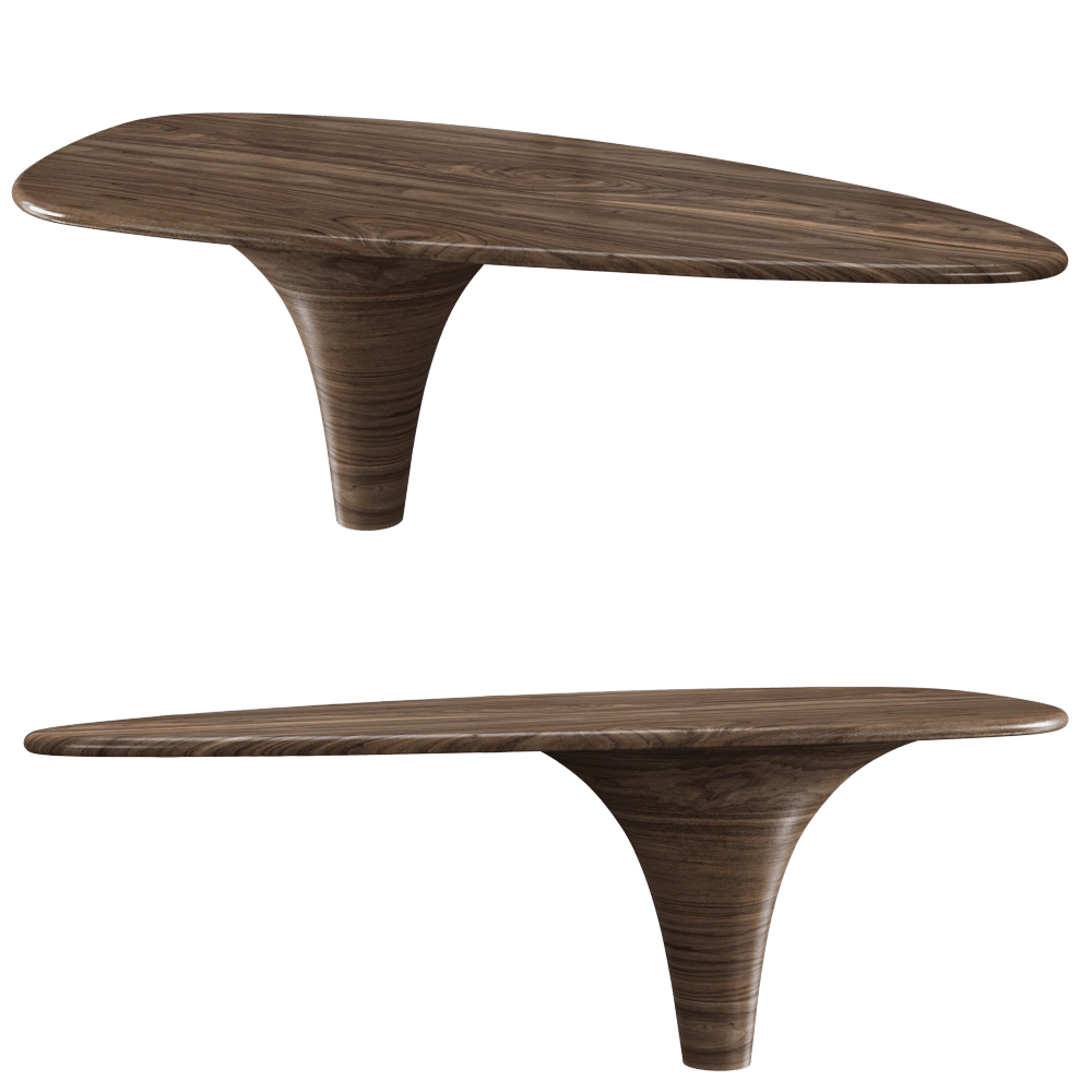 Mozea - Dining Table Flow 3D Model