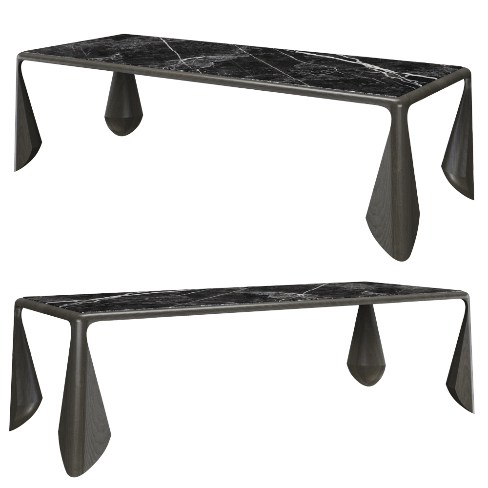 Mozea - Table Mantis Stone Dining 3D Model